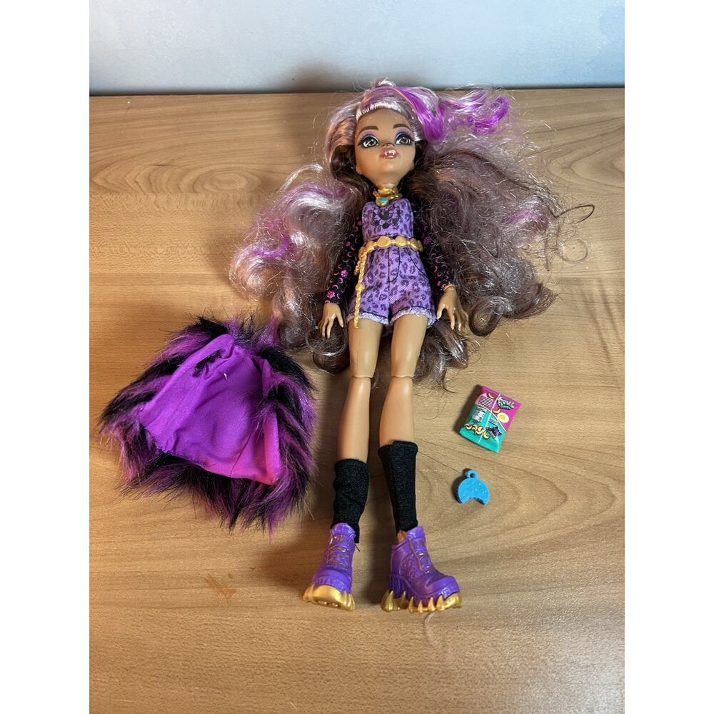 Monster High Clawdeen Wolf Doll With Accessories OOB 2021